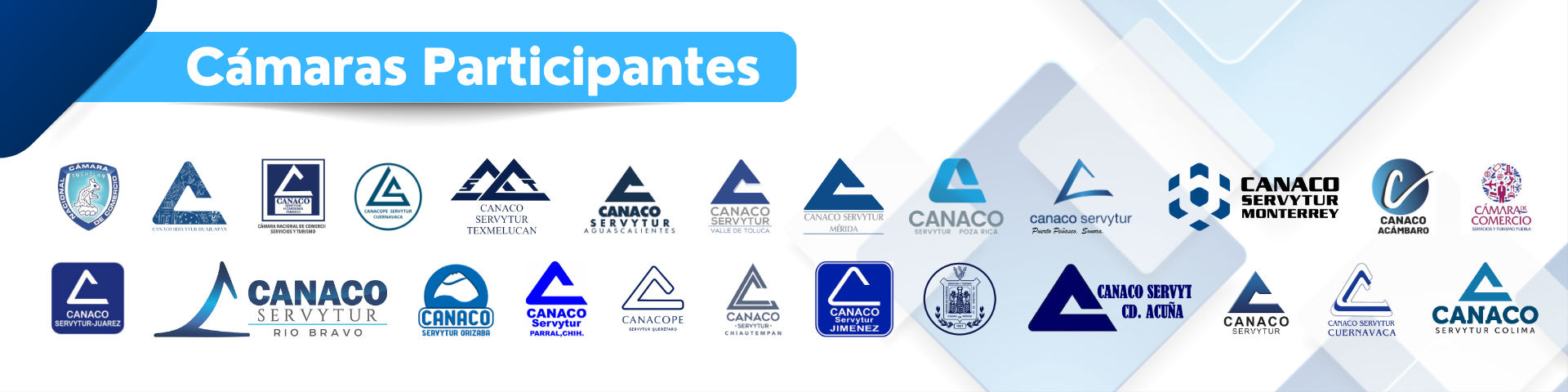 Cámaras participantes